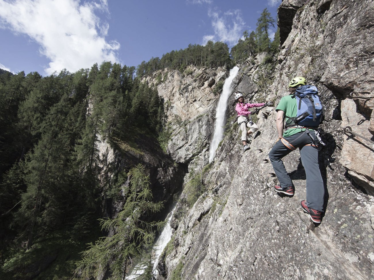 Klettersteig im Ötztal